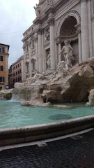 Fototapeta na wymiar Fontana di Trevi, Roma 