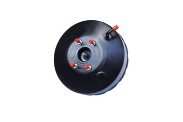 new vacuum booster brake carparts with whitebackground isoleted.Suspension System Parts on cars
