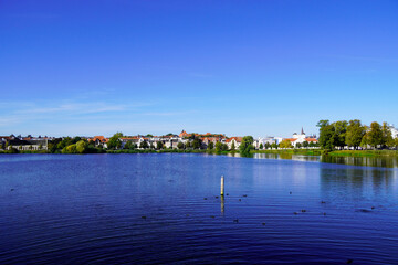 View of the city of Schwerin.
