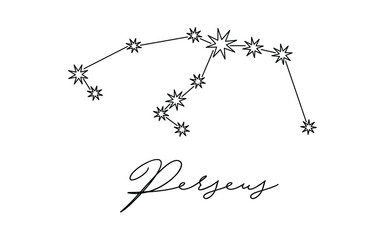 vector illustration of a constellation zodiac 