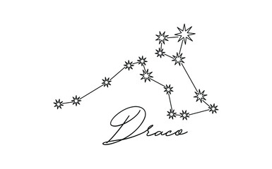vector illustration of a constellation zodiac 