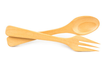 Set Wooden of Spoon and Fork