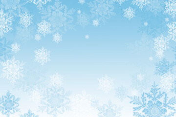 Beautiful abstract winter snowflake background