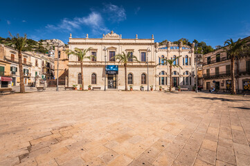 Fototapeta na wymiar Matteotti Square in Modica, Ragusa, Sicily, Italy, Europe, World Heritage Site