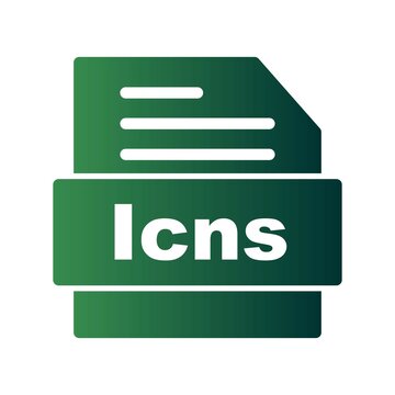 Icns Glyph Gradient Vector Icon Design