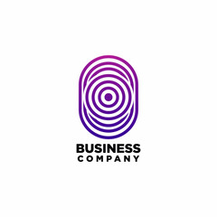 center target logo design vector, business logo design