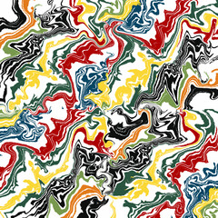 Abstract color background. Fine art print. Impressionism style abstraction. Modern surrealism painting for interior decor poster.