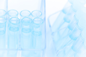 test tubes in the laboratory for science