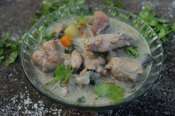 chicken stew stock images 