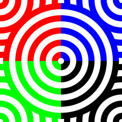 circular background in different colors