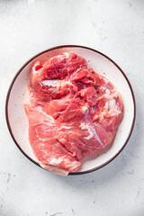 pork meat shoulder or hip fresh food belly pork healthy meal food snack on the table copy space food background rustic top view keto or paleo diet
