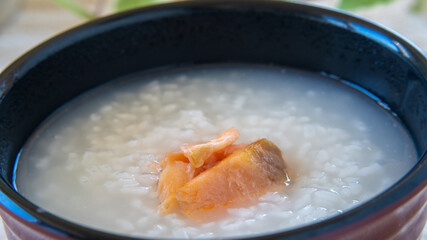 鮭のお粥 ”Japanese Rice porridge