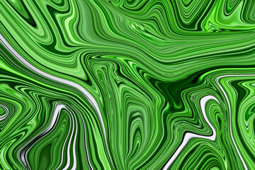 Fluid art. Marble ink colorful. Green marble pattern texture abstract background. can be used for background or wallpaper, Flow ink