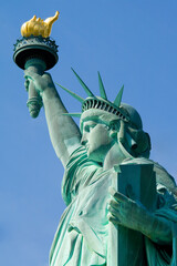 The iconic Statue of Liberty in New York city, USA © Marcio
