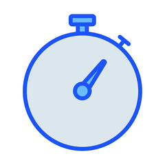 Stopwatch Vector icon which is suitable for commercial work and easily modify or edit it

