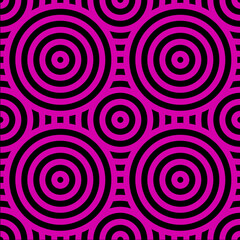  seamless pattern with pink circles