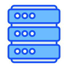 Hosting server Vector icon which is suitable for commercial work and easily modify or edit it

