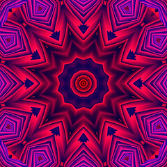 3d effect - abstract red purple color gradient pattern