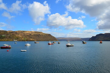 boats at Isle of Skye