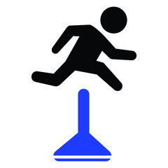 Long Jump Icon