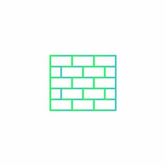 brick wall icon. Vector illustration for graphic design, Web, UI, app.
