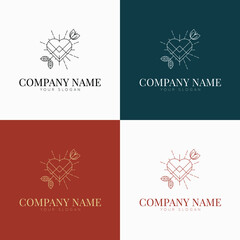 line are minimal multipurpose logo template with symbol 