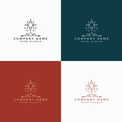line are minimal multipurpose logo template with symbol 