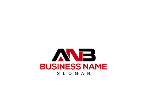 ANB Abstract initial monogram letter logo, alphabet an logo icon design