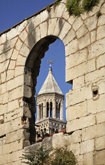 Fototapeta na wymiar Cathedral of Saint Domnius in Split. Croatia