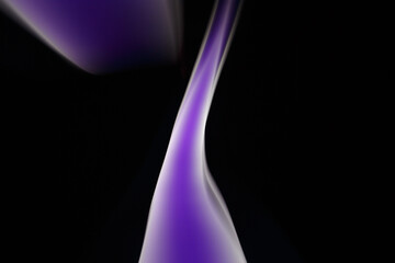 Colored lines of light on a black background.