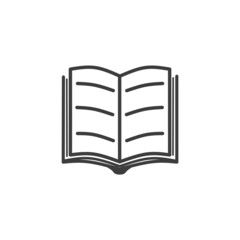 book icon.  design sign.  flat vector graphics on a white background.