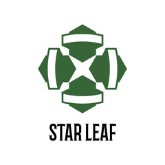 iconic flat logo for business