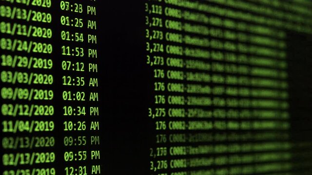 Computer hacker encripting file directory data, Cryptojacking concept