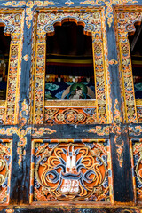 Exterior of the Tango Goemba monastery in Bhutan, Asia