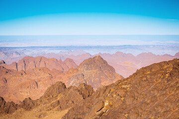 Fototapeta na wymiar Panorama Sand desert Sinai, Egypt, Africa