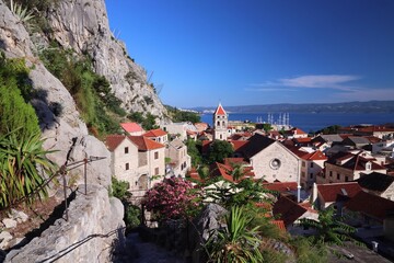 Omis town, Croatia