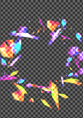 Blur Shimmer Background Transparent Vector. Twinkle Lens Card. Green Soft Texture. Orange Fade. Confetti Galaxy Template.