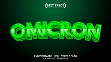 editable text effect virus theme