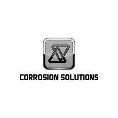 triangle shape business logo design