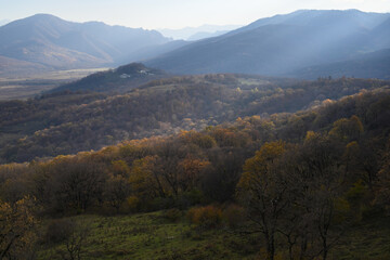Mountain landscape in autumn - 475539560