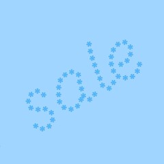 Sale. Illustration with the inscription - Sale. Background for scrapbooking, albums, advertising, printing, websites, mobile screensavers, bloggers.