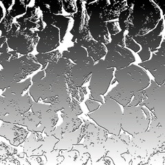 black and white texture of cracks, scratches, scuffs, dust