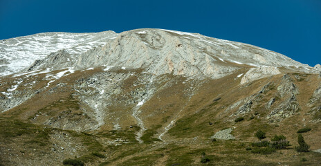 The bulgarian peak Vihren - the highest one in Pirin mountain
