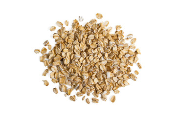 Oats isolated on a white backgroud