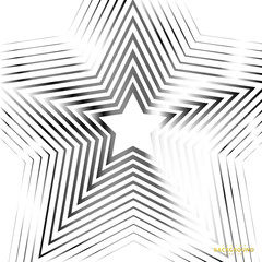 Star line Pattern. Geometric Star Background. Abstract star texture .  Vector abstract graphic design. New Year Christmas template.