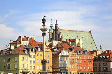 Castle square in Warsaw. Poland