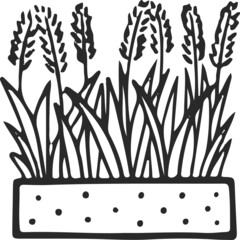 rice planting icon