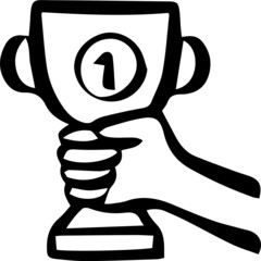 trophy sport olympic icon