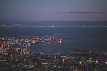 Fototapeta premium Kobe city harbor
