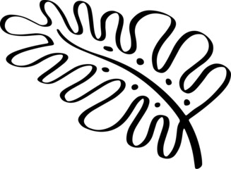 leaf drawing icon